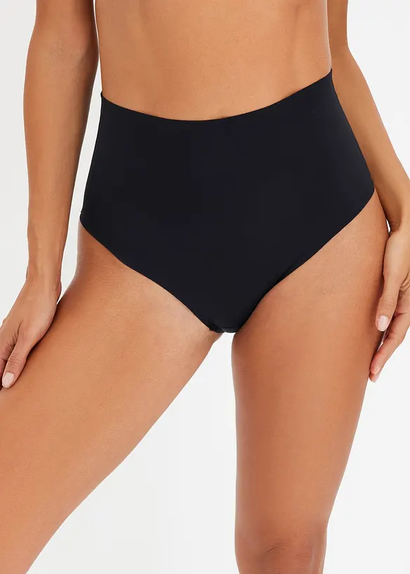 Nahtloser Shape Slip Ultra Light (2er Pack) in schwarz von vorne - bonprix