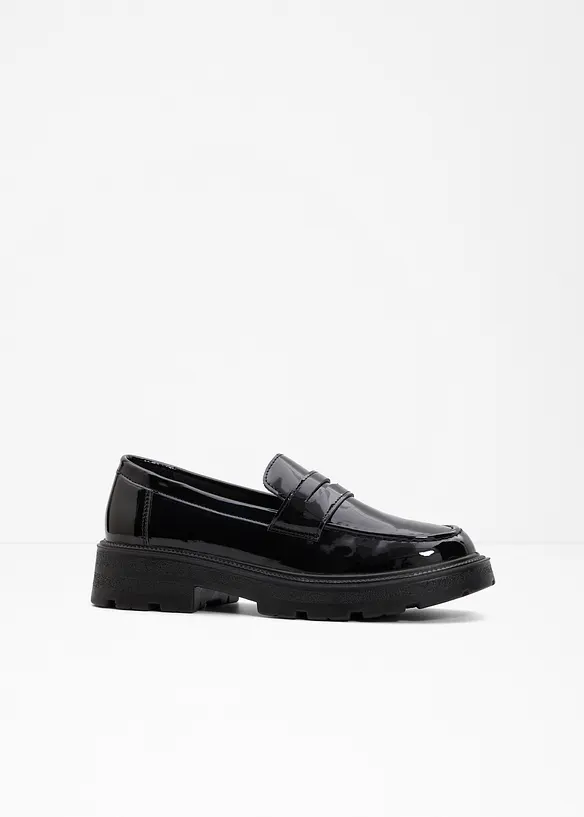 Chunky Loafer mit leichter Sohle in schwarz - bonprix