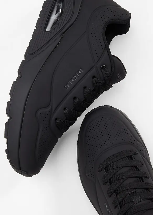 Skechers Sneaker mit Memory Foam in schwarz (Detailaufnahme) - Skechers