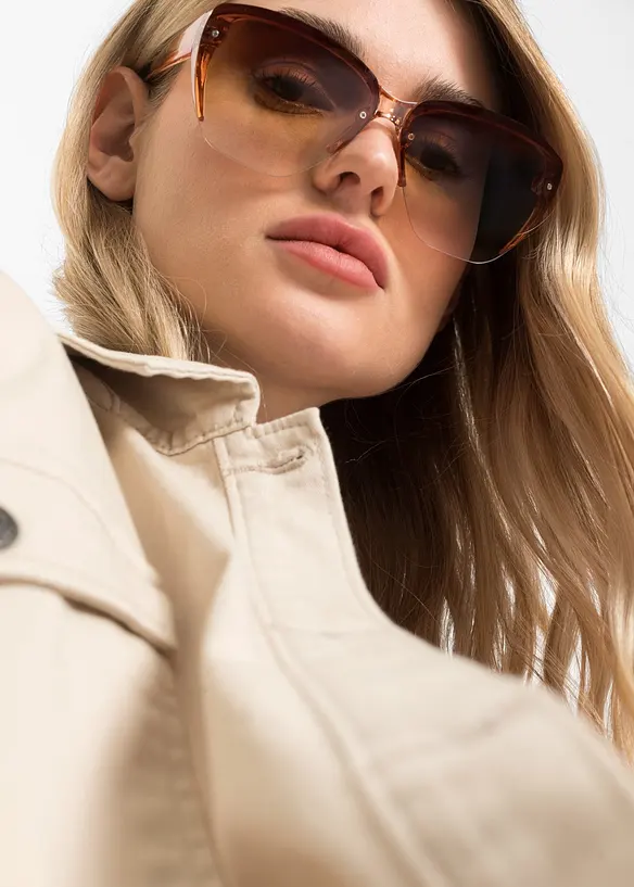 Sonnenbrille in braun von vorne (im Anschnitt) - bonprix