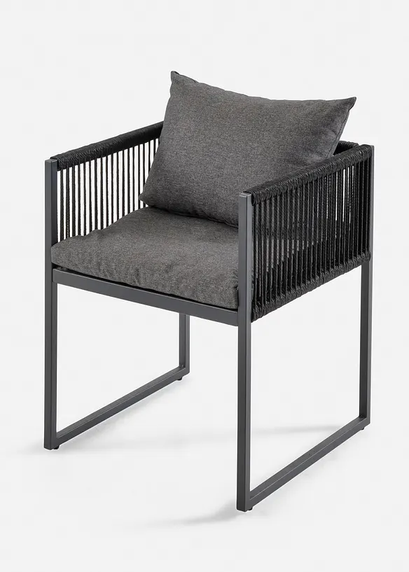 Gartenmöbel Set (5-tlg. Set) in schwarz - bonprix