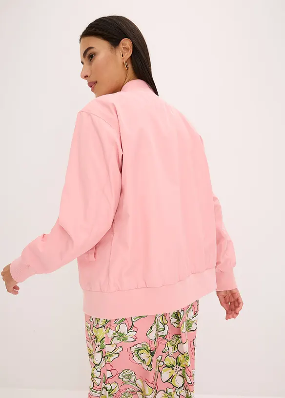 Blouson in rosa von hinten (im Anschnitt) - bonprix