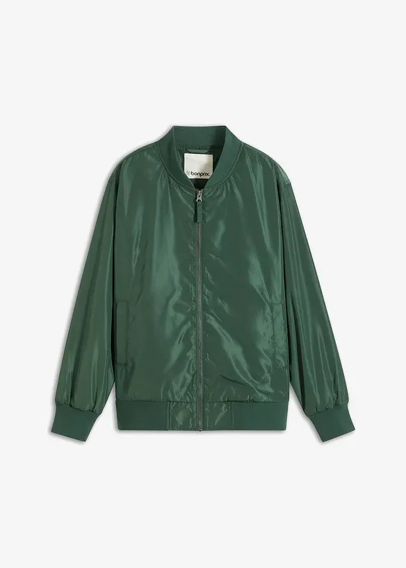 Blouson in grün von vorne - bonprix