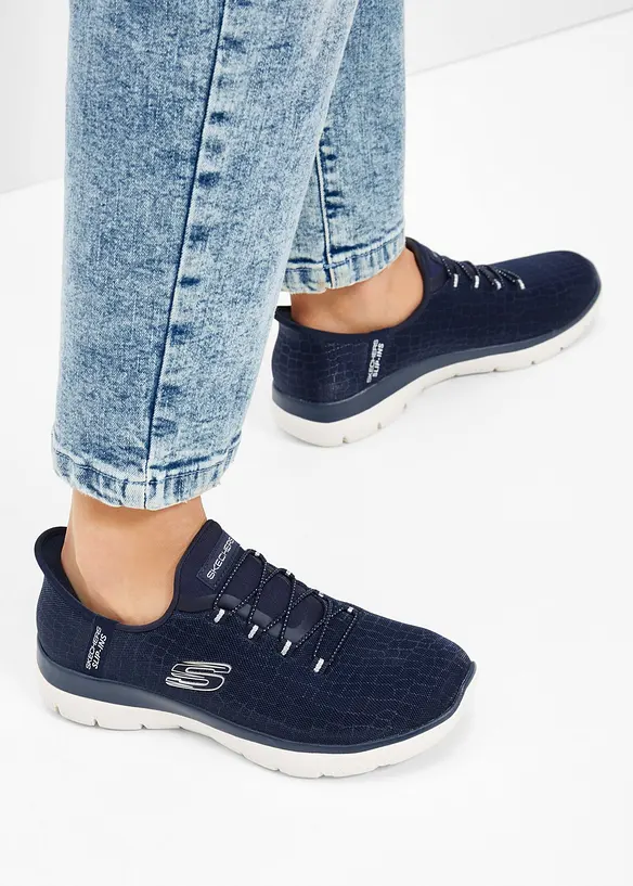 Skechers Komfort-Slip-In-Sneaker mit Memory Foam in blau - Skechers