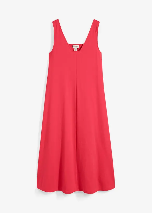 Jerseykleid aus reiner Bio-Baumwolle in pink von vorne - bonprix Jerseykleid aus reiner Bio-Baumwolle in pink von vorne - bonprix