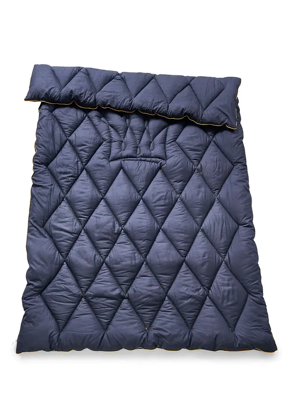 Microfaser Bettdecke mit Krone extrawarm in grau - bonprix