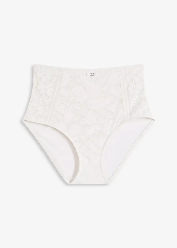 Medium Shape Slip mit Spitze in weiß von vorne - bonprix