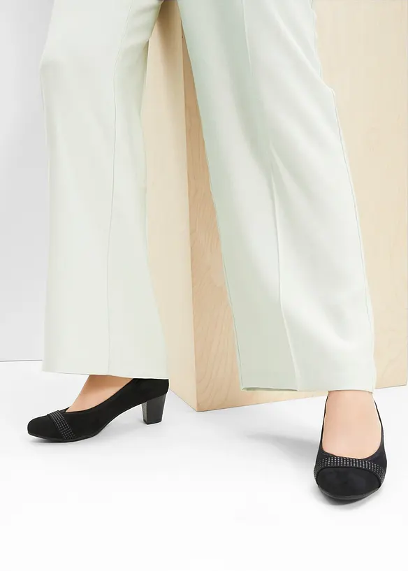 Jana Komfort-Pumps in bequemer Weite in schwarz - Jana