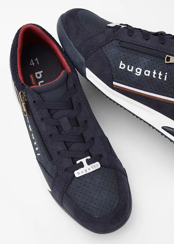 Bugatti Sneaker mit Reißverschluss in blau - Bugatti
