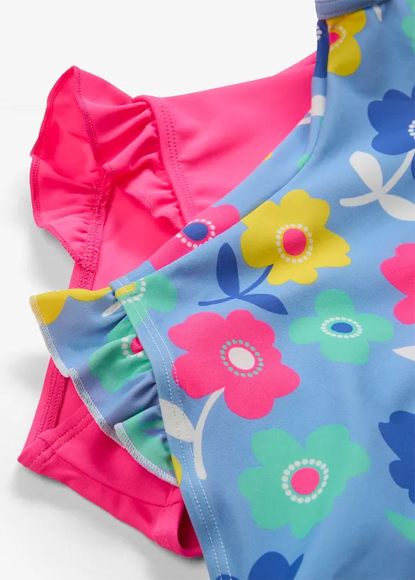Badeanzug (2er Pack) in pink - bonprix