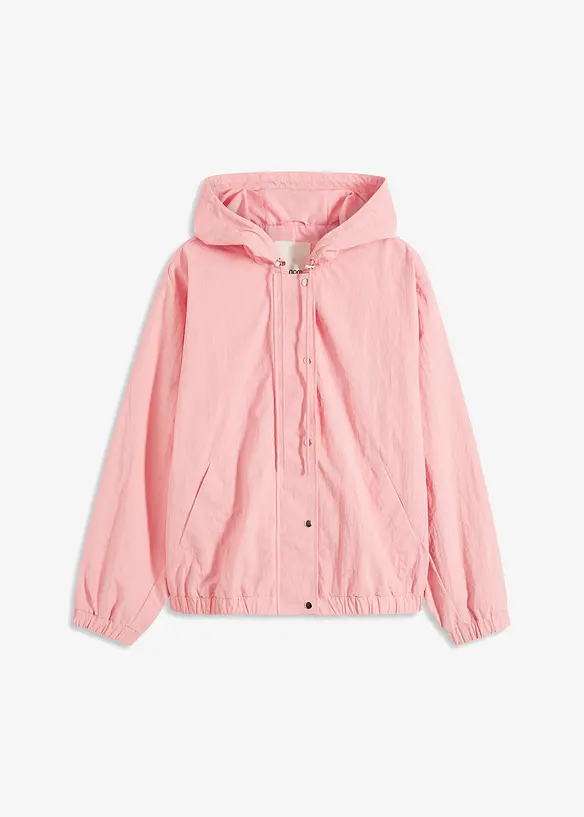 Oversize Blouson in rosa von vorne - bonprix