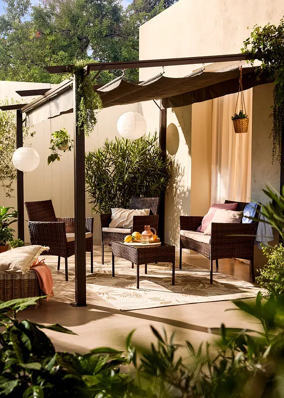Pavillon open air zur Wandbefestigung in grau (Ambiente) - bonprix