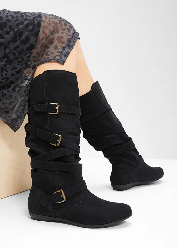 Stiefel in schwarz - bonprix