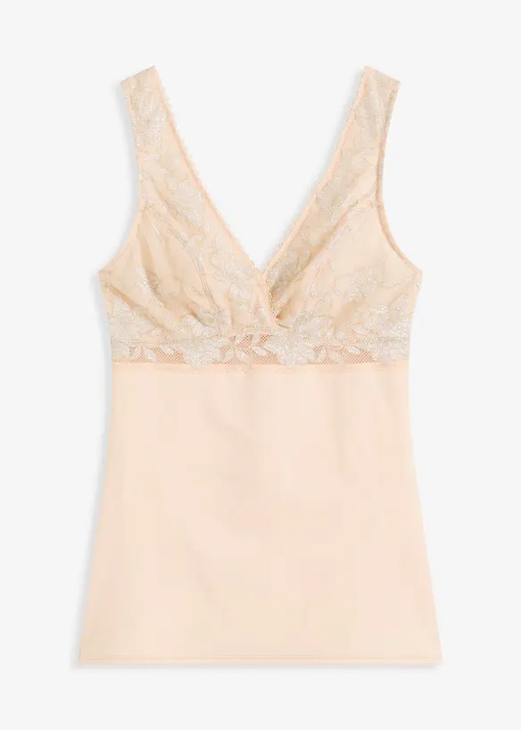 Shape-Top mit mittlerer Formkraft in rosa von vorne - bonprix