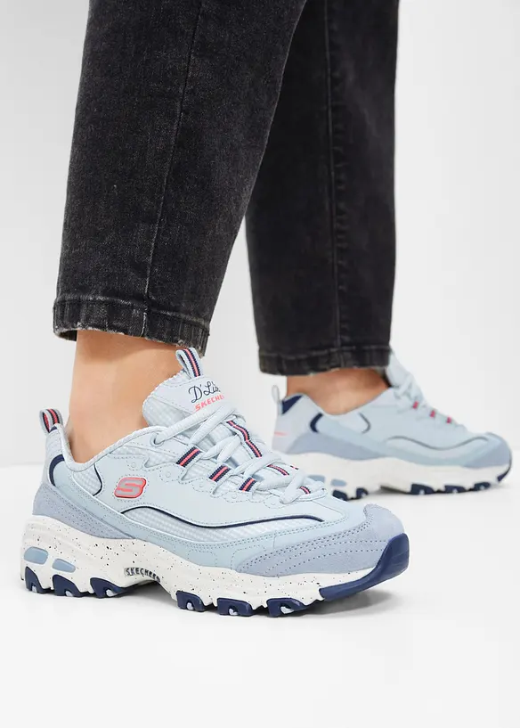 Skechers Chunky Sneaker mit Memory Foam in blau - Skechers