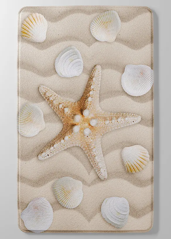 Badematte mit Memory Schaum in beige - bonprix