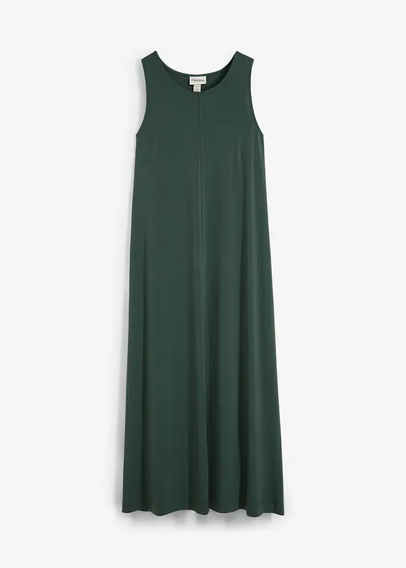 Midikleid in A-Linie in grün von vorne - bonprix