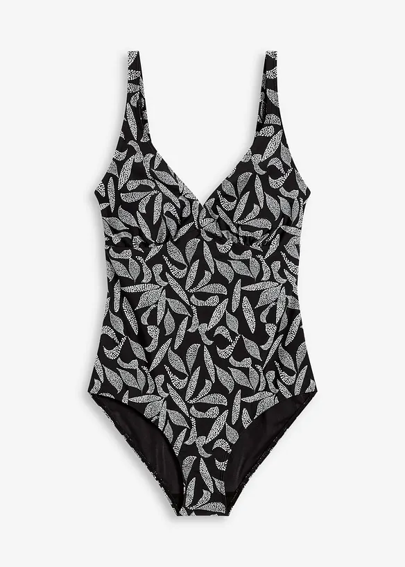 Light Shape-Badeanzug in schwarz von vorne - bonprix