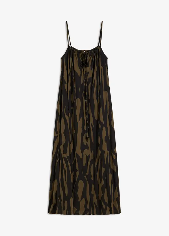 Strandkleid in schwarz von vorne - bonprix Strandkleid in schwarz von vorne - bonprix