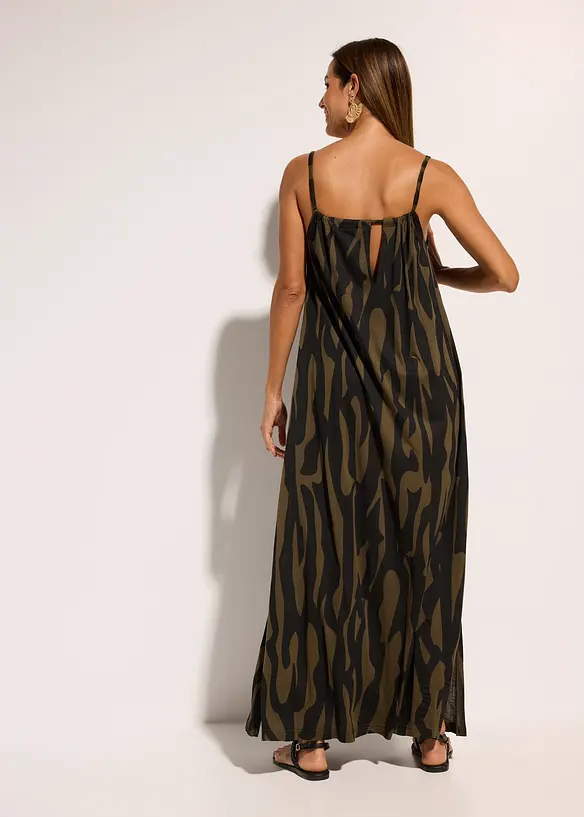 Strandkleid in schwarz von hinten (Totalaufnahme) - bonprix Strandkleid in schwarz von hinten (Totalaufnahme) - bonprix