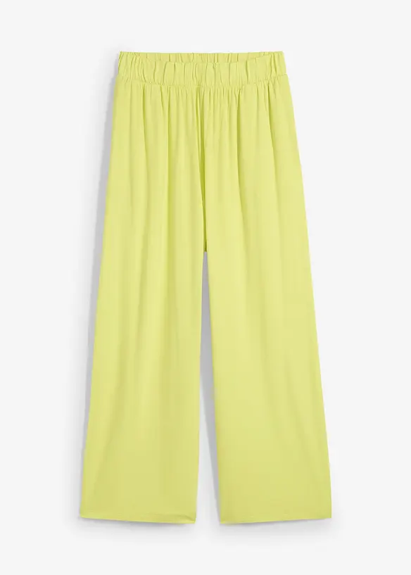 Jersey-Culotte aus fließender Viskose in gelb von vorne - bonprix Jersey-Culotte aus fließender Viskose in gelb von vorne - bonprix