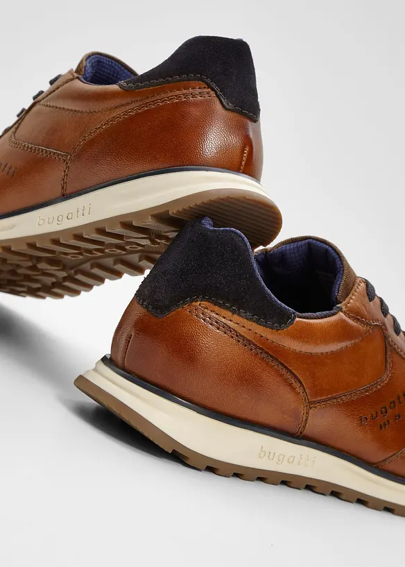 Bugatti Sneaker aus Leder in braun - Bugatti
