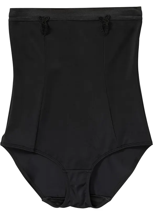 Strong Highwaist Shape Panty in schwarz von vorne - bonprix