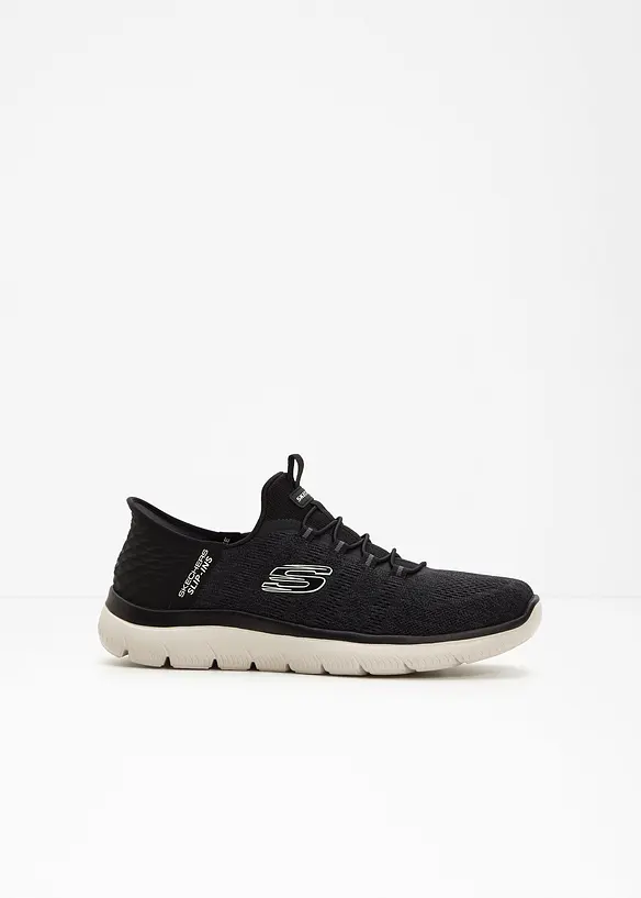 Skechers Komfort-Slip-In-Sneaker mit Memory Foam in schwarz - Skechers