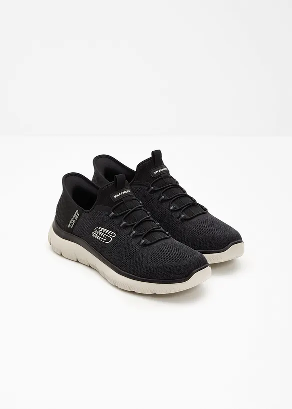 Skechers Komfort-Slip-In-Sneaker mit Memory Foam in schwarz - Skechers