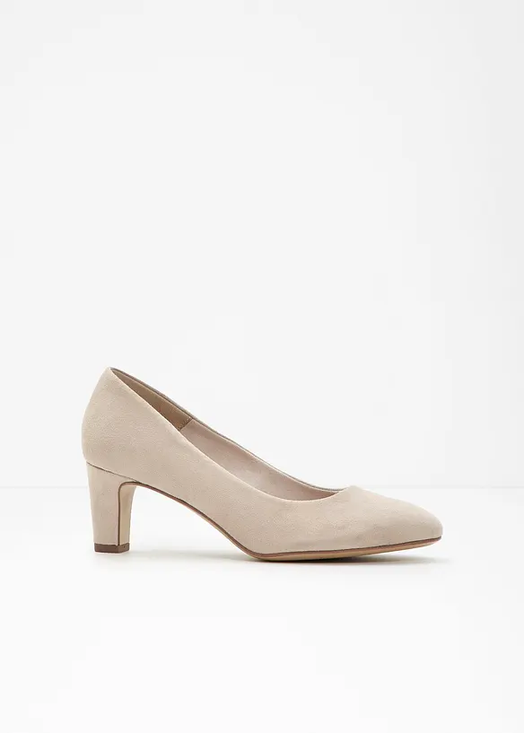 Tamaris Pumps mit Blockabsatz in beige - Tamaris