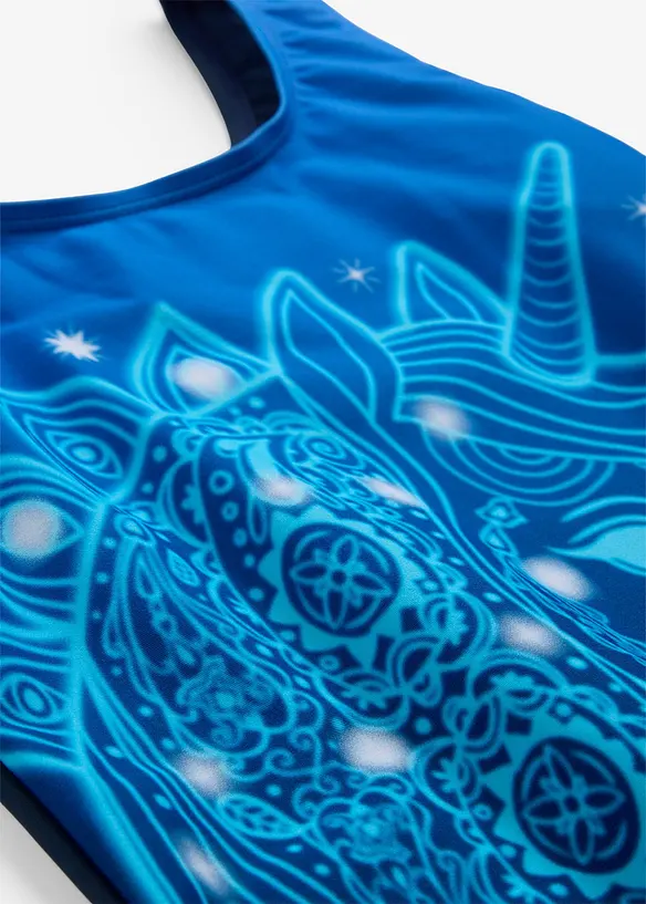 Badeanzug in blau - bonprix