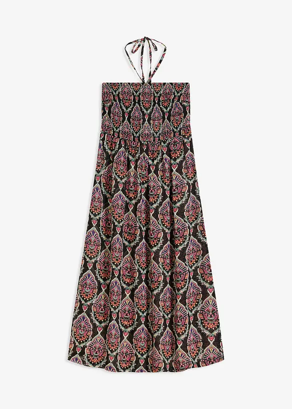 Strandkleid in schwarz von vorne - bonprix
