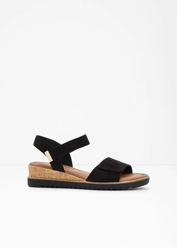 Tamaris Keilsandaletten in schwarz - Tamaris