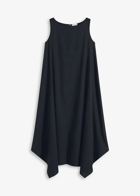Trägerkleid aus feinem Viskose-Mix in schwarz von vorne - bonprix Trägerkleid aus feinem Viskose-Mix in schwarz von vorne - bonprix