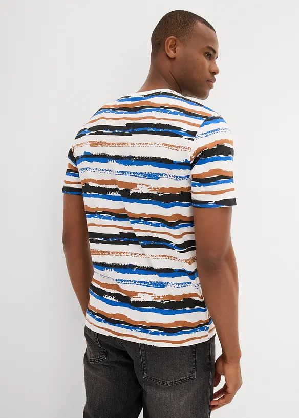 T-Shirt aus Bio-Baumwolle in weiß von hinten (im Anschnitt) - bonprix