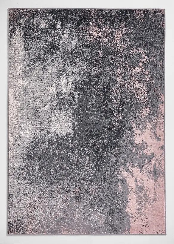 Teppich mit marmorierter Musterung in grau - bonprix