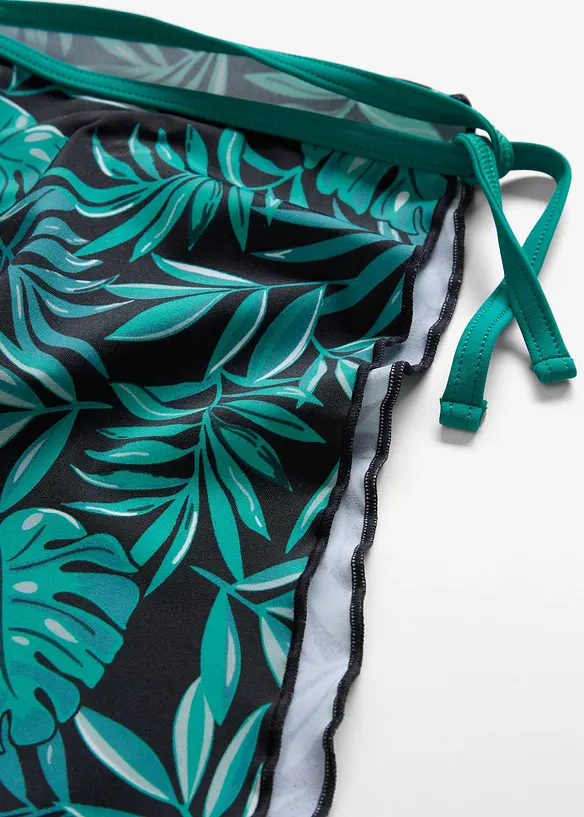Bikini und Rock (3-tlg.Set) in grün - bonprix