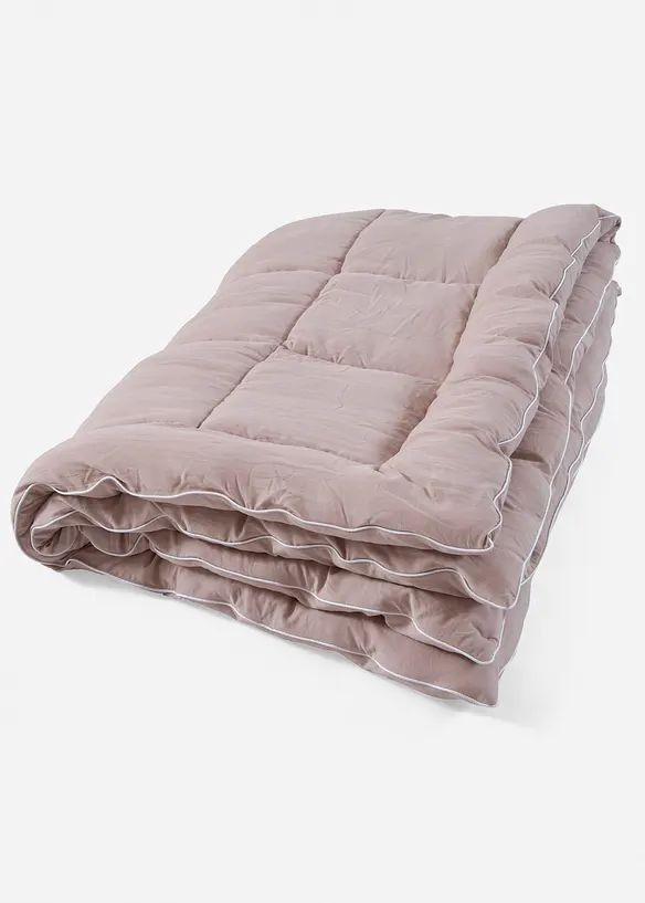 Cotton Touch Bettdecke leicht in beige (Detailaufnahme) - bonprix Cotton Touch Bettdecke leicht in beige (Detailaufnahme) - bonprix