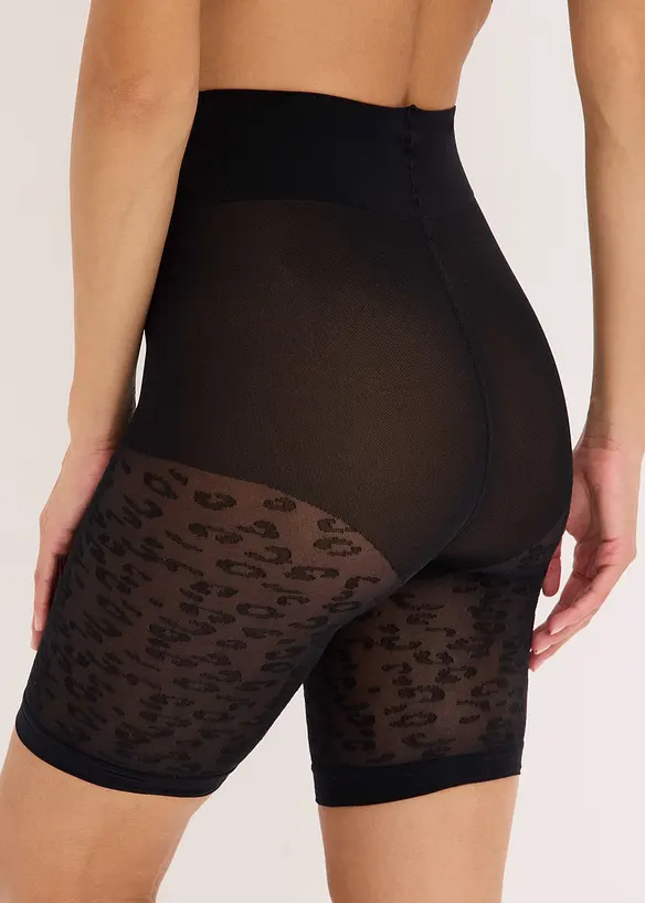 Anti-Scheuer Radler mit Komfortbund 50 DEN in schwarz von hinten - bonprix