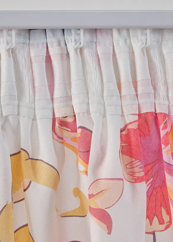 Gardine aus recyceltem Polyester (1er Pack) in bunt - bonprix