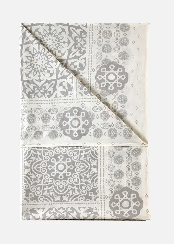 Bedruckte Tagesdecke - grau - Wohnen