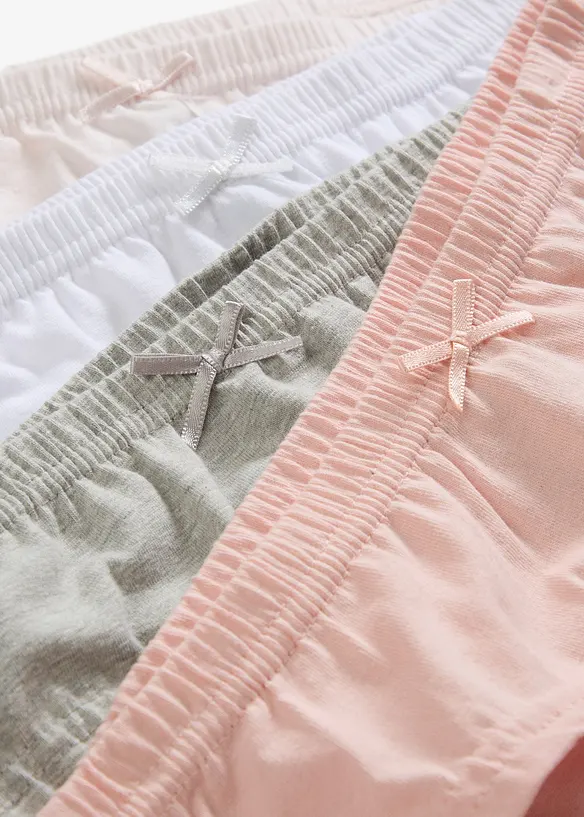 Hipster mit weicher Baumwolle (10er Pack) in rosa - bonprix