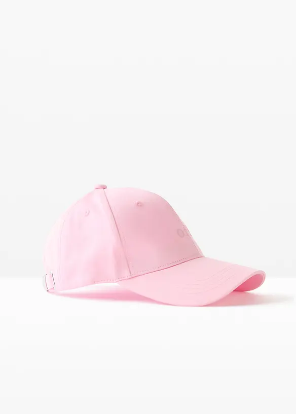 Cap mit Stickerei in rosa von vorne - bonprix