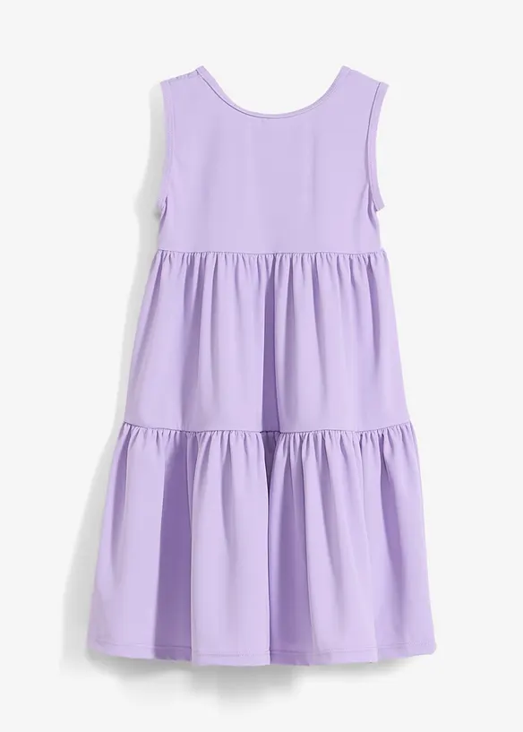 Mädchen Badekleid in lila von hinten - bonprix