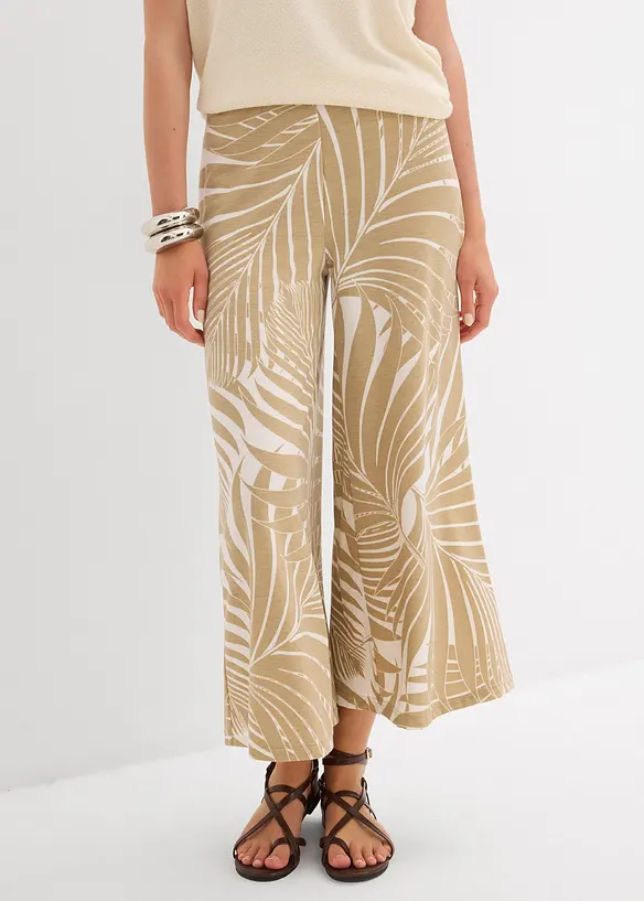Culotte aus softem Viskose-Mix in weiß von vorne - bonprix Culotte aus softem Viskose-Mix in weiß von vorne - bonprix