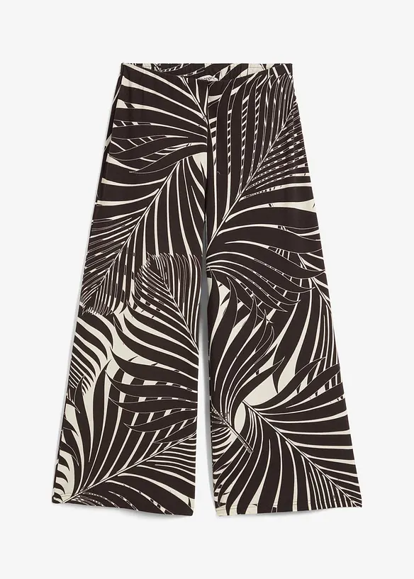 Culotte aus softem Viskose-Mix in beige von vorne - bonprix Culotte aus softem Viskose-Mix in beige von vorne - bonprix