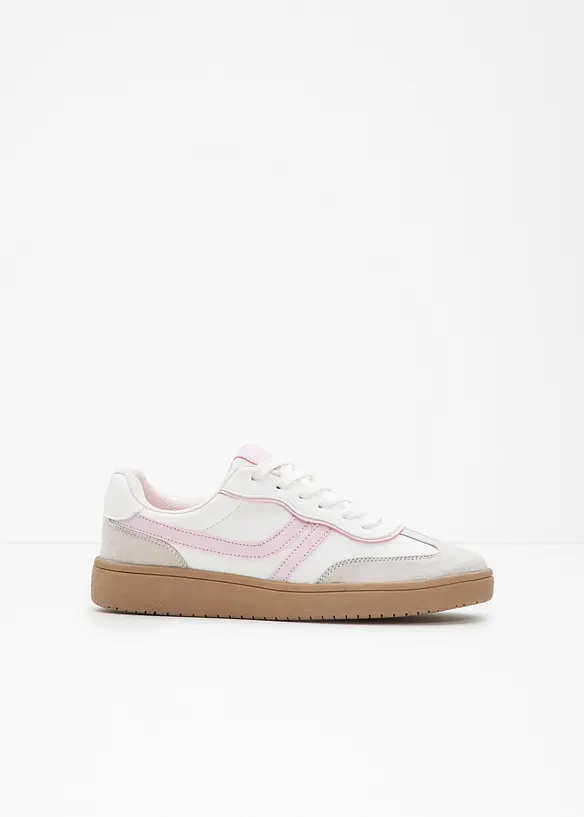 Sneaker im Retrolook in weiß - bonprix