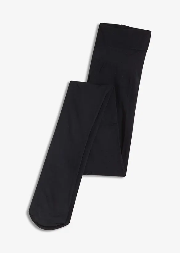 Schwangerschafts-Strumpfhose 90 DEN in schwarz von vorne - bonprix