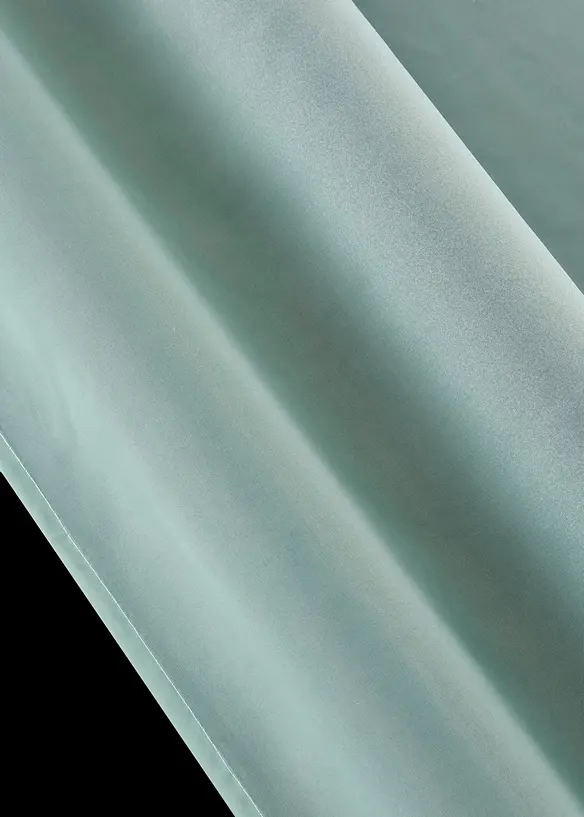 Transparente Gardine aus feinem Voile, auch in extra lang (2er Pack) in grün (Detailaufnahme) - bonprix