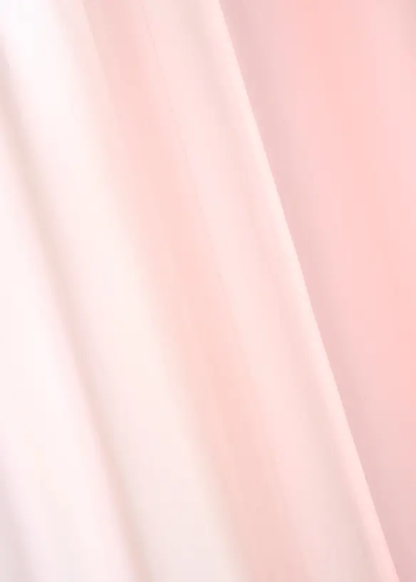 Transparente Gardine aus feinem Voile, auch in extra lang (2er Pack) in rosa (Detailaufnahme) - bonprix
